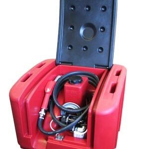 Alemlube 100L lockable poly tank with 12V kit & automatic nozzle with meter - SKU Alemlube:L10040PAM Alemlube 100L lockable poly tank with 12V kit & automatic nozzle with meter - SKU Alemlube:L10040PAM