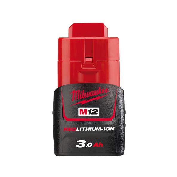M12 3.0Ah Compact Battery - Carton Packaging - SKU Milwaukee:M12B3