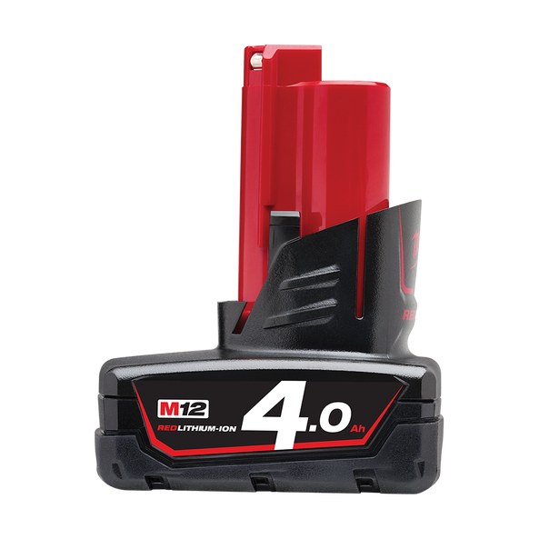 M12 4.0Ah Battery - Carton Packaging - SKU Milwaukee:M12B4