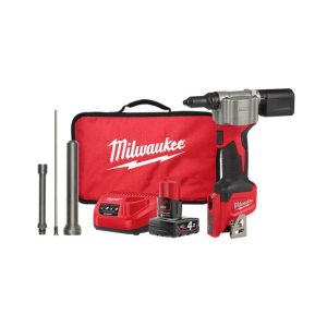 Milwaukee 12V 4.0Ah Li-ion Cordless Pop Rivet Tool Combo Kit - SKU Milwaukee:M12BPRT-401B