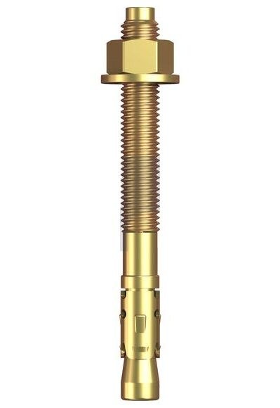 Hobson Engineering Zinc Yellow Passivate Finish Clawbolt (Wedge Anchor) Class 5.8 Metric Hobson - SKU Hobson Engineering:MAW58YCM_