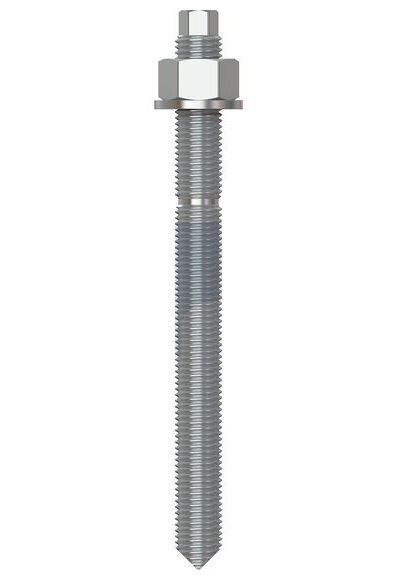Hobson Engineering Hot Dip Galvanised Finish Stud Chemical Anchor Kit (External Hex) Chisel Point Class 5.8 Metric Hobson - SKU Hobson Engineering:MCA58GCM_