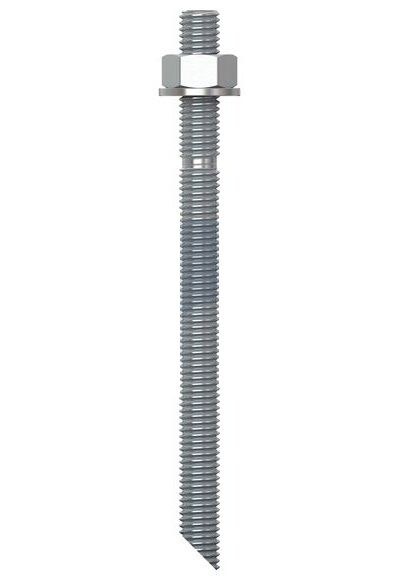 Hobson Engineering Hot Dip Galvanised Finish Stud Chemical Anchor Kit (Flat Top) Angle Point Class 5.8 Metric Hobson - SKU Hobson Engineering:MCS58GCM_
