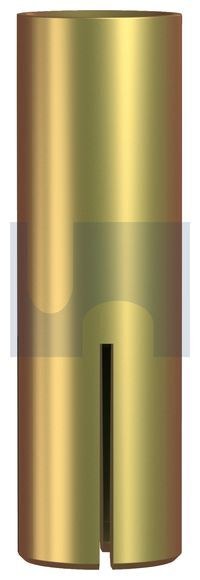 Hobson Engineering M16 X 65mm Zinc Yellow Passivate Finish Drop-In-Anchor Plain Body Metric Hobson MDIMSYCM160065 Pack of 25 - SKU Hobson Engineering:MDIMSYCM160065