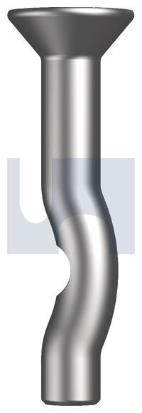Hobson Engineering 6.5X100mm Mechanical Galvanised Finish H-IT Countersunk Anchor Metric Hobson MHAHTMCM065100 Pack of 100 - SKU Hobson Engineering:MHAHTMCM065100