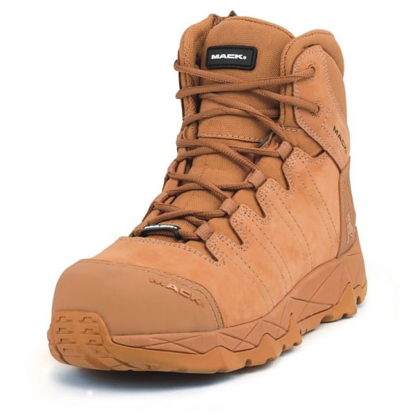 Mack Safety Boots Octane Zip-Up Aus/UK Size 12 Honey - SKU Mack:MKOCTANEZHHF0120