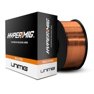 Hypermig ER70S-6 Mild Steel Wire 0.8mm 1kg - SKU UNIMIG:MS.8A