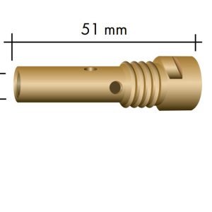 Binzel Abimig 255 Tip Holder M6 Thread P004.D624.5 Pkt of 5 - SKU Binzel:P004.D624.5