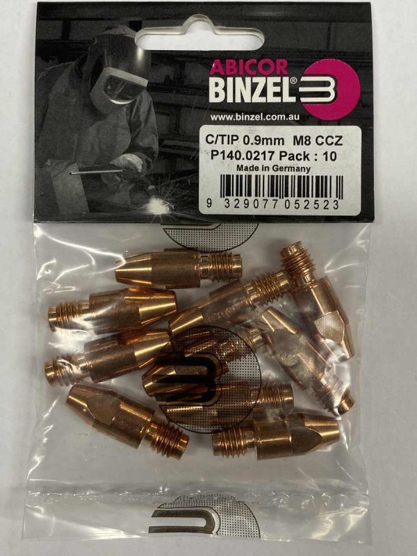 C/Tip 0.9mm M8 CCZ x10 - SKU Binzel:P140.0217