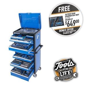 Kincrome Evolution Tool Workshop 306 Piece 14 Drawer Deep 1/4, 3/8 & 1/2" Drive - SKU Kincrome:P1710 Kincrome Evolution Tool Workshop 306 Piece 14 Drawer Deep 1/4, 3/8 & 1/2" Drive - SKU Kincrome:P1710