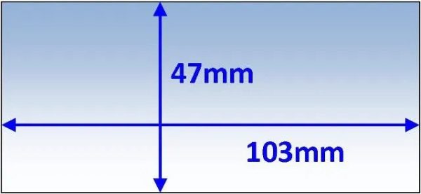 Weldclass Inner Cover Lens 103 x 47mm P7-CL10347-5 Pkt of 5 - SKU Weldclass:P7-CL10347-5
