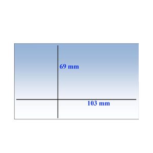 Weldclass Inner Cover Lens 103 x 69mm P7-CL10369-5 Pkt of 5 - SKU Weldclass:P7-CL10369-5