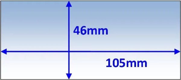 Weldclass Inner Cover Lens 105 x 46mm P7-CL10546-5 Pkt of 5 - SKU Weldclass:P7-CL10546-5