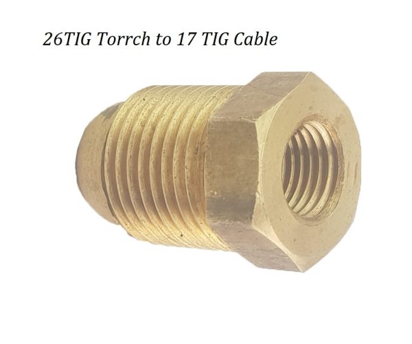 TIG Adaptor Reducer to suit Tig 9/17/26 - SKU PCA2-4
