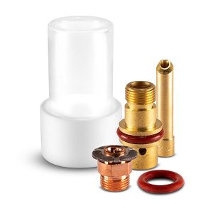 Pyrex Long Kit 3.2mm Long For TIG Torch 9/20 Unimig - SKU PGLK92036L Pyrex Long Kit 3.2mm Long For TIG Torch 9/20 Unimig - SKU PGLK92036L