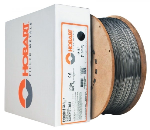 Hobart Low Hydrogen T-8 FabsheildXLR-8 2.0mm 15Kg Flux-Cored Gasless Wire - SKU Hobart:S225725-053 Hobart Low Hydrogen T-8 FabsheildXLR-8 2.0mm 15Kg Flux-Cored Gasless Wire - SKU Hobart:S225725-053