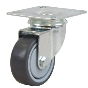 Richmond Wheel & Castors 50mm Rubber Wheel 30kg Capacity Castor - SKU Richmond Wheel & Castors:S2710