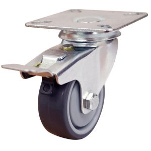 Richmond Wheel & Castors 50mm Rubber Wheel 30kg Capacity Castor - SKU Richmond Wheel & Castors:S2710B