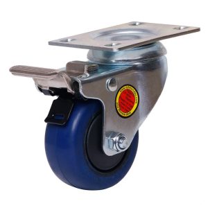 Richmond Wheel & Castors 75mm Reb Rubber Wheel 80 kg Capacity Castor - SKU Richmond Wheel & Castors:S3350B
