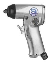 Impact Wrench Pistol Grip Single Hammer 3/8 sq dr. 0-75Nm 0-55ft-lb 142mm long 1.12kg - SKU Industrial Air Tools:SI-1355