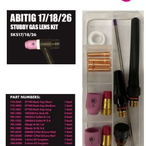 Binzel TIG Torch Stubby Gas Lens Kit For 17/18/26 Torch SKS17/18/26 - SKU Binzel:SKS171826