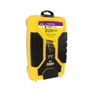 Alpha Tuffbox Cobalt Drill Set 25 Piece Metric 1.0-13.0mm SM25C0 - SKU Alpha:SM25CO Alpha Tuffbox Cobalt Drill Set 25 Piece Metric 1.0-13.0mm SM25C0 - SKU Alpha:SM25CO