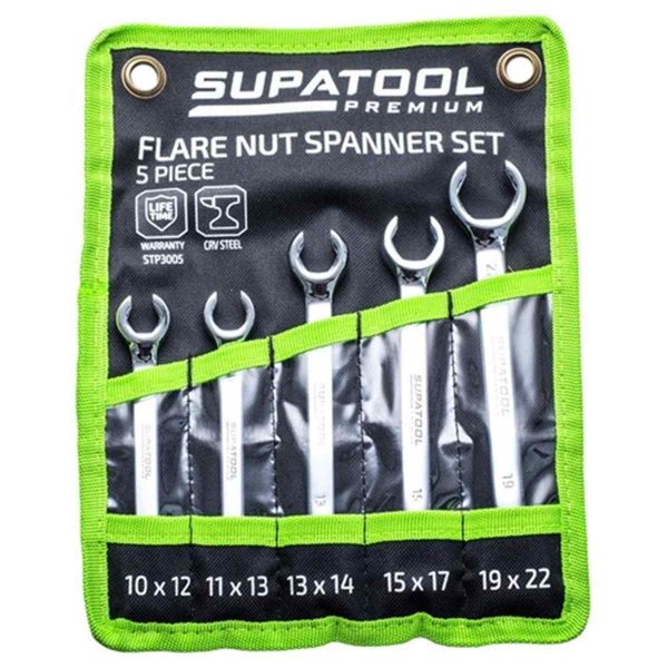 Supatool Flare Nut Spanner Set 5 Piece - SKU Supatool:STP3005