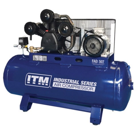 ITM Air Compressor Belt Drive Stationary 3 Phase 7.5 HP 270 Litres - SKU ITM:TM353-75270