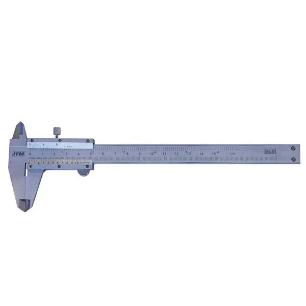 Itm Vernier Caliper, Stainless Steel, 0-150MM - TM610-015 - SKU ITM:TM610-015