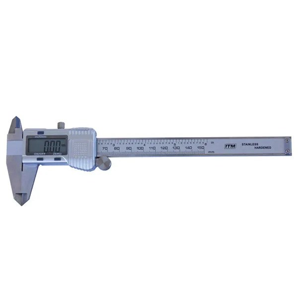 Itm Digital Caliper, Stainless Steel 0-150MM - SKU ITM:TM610-115 Itm Digital Caliper, Stainless Steel 0-150MM - SKU ITM:TM610-115
