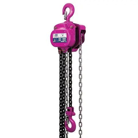 ITM Chain Block, Heavy Duty, Load Limited, 1 Tonne, 6 Meter Lift - SKU ITM:TM9022-01006